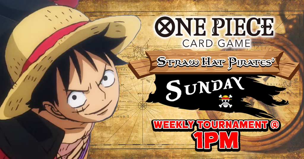 One Piece Straw Hat Pirates' Sunday 5/19/24 @ 1PM