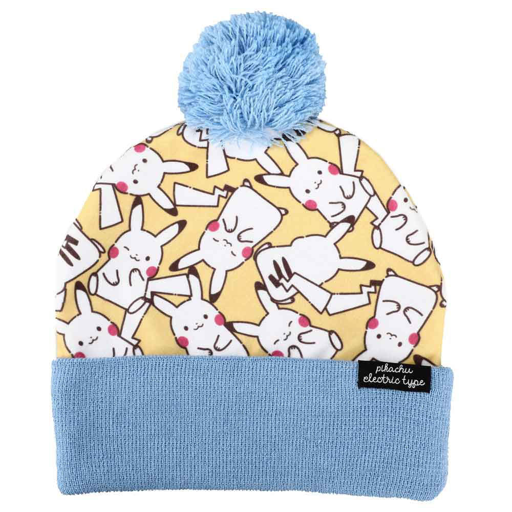 Pokemon Pikachu Electric Type AOP Pom Beanie