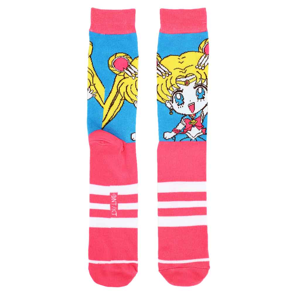 Sailor Moon Striped 5 Pair Crew Socks