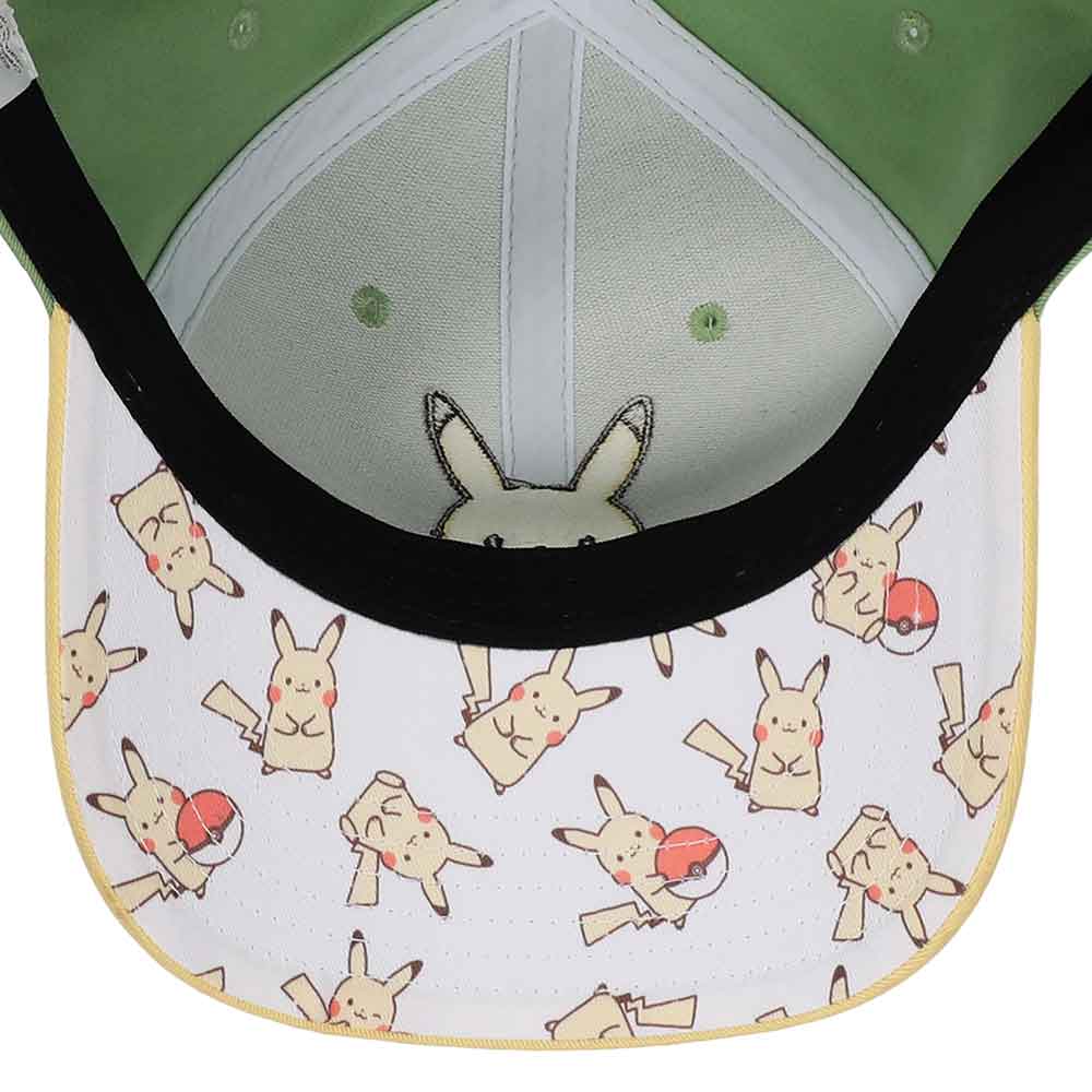 Pikachu Chibi Embroidered Contrast Hat