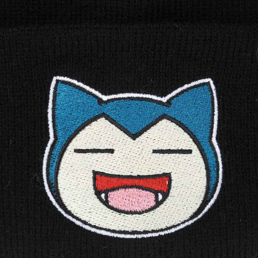 Pokemon Snorlax Embroidered Tall Cuff Beanie