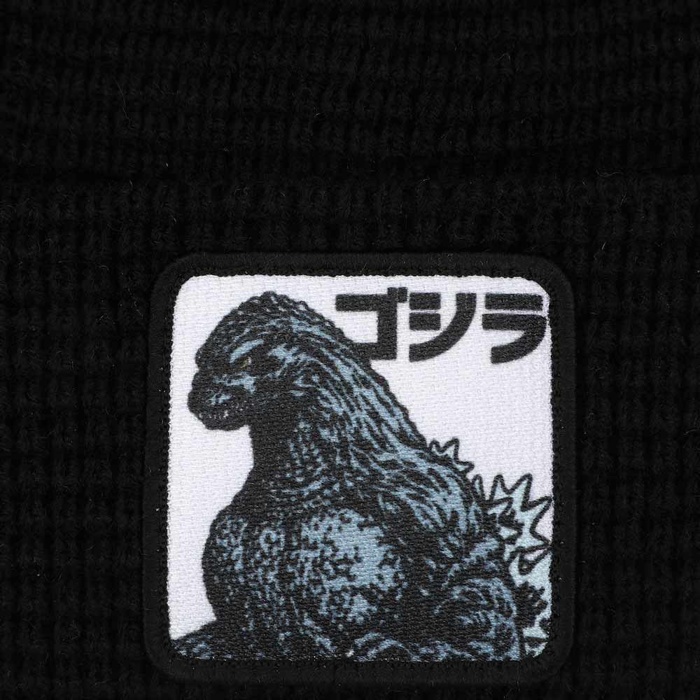 Godzilla Kanji Sublimated Patch Cuff Beanie