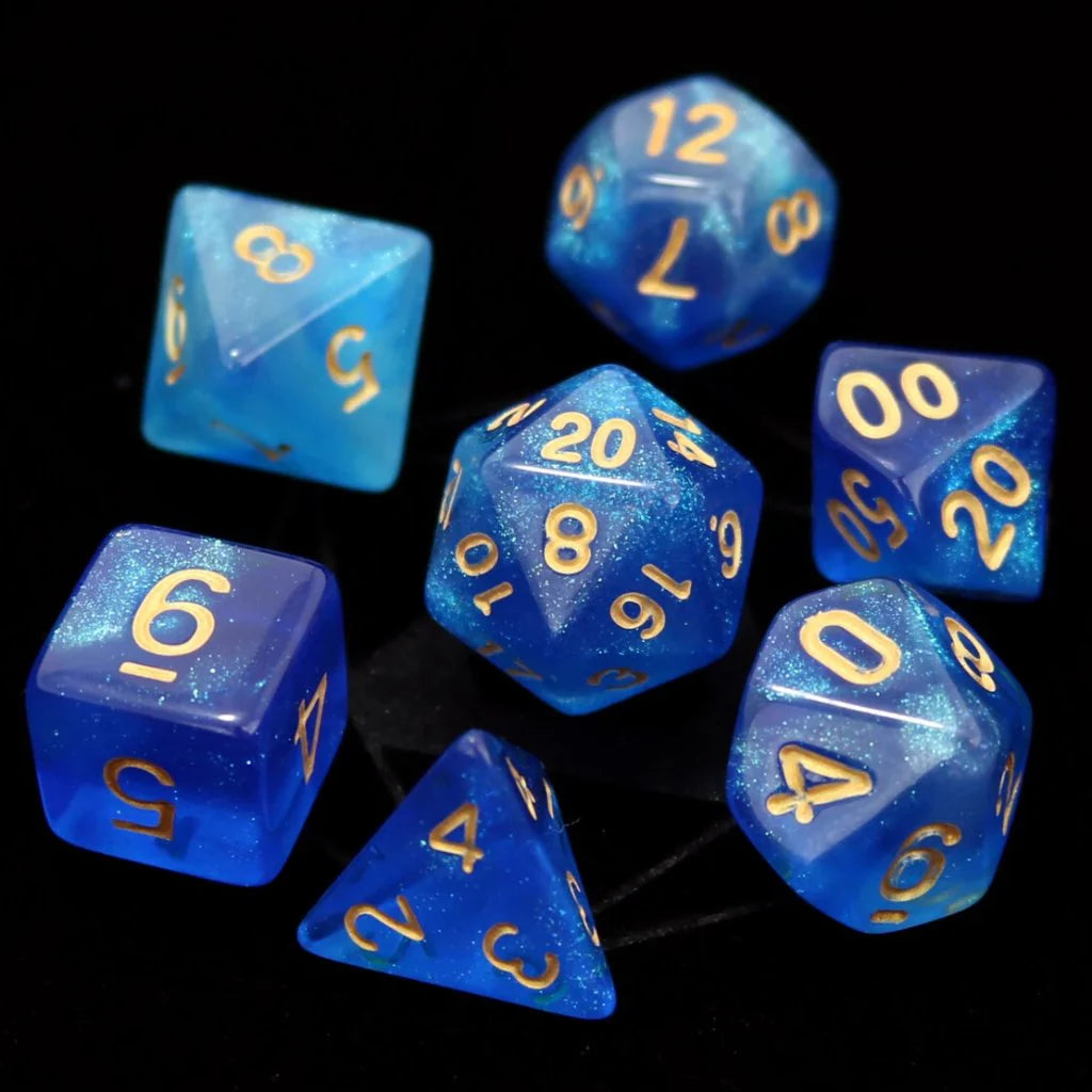 Die Hard Dice - 7pc RPG Set - Mermaids Crown