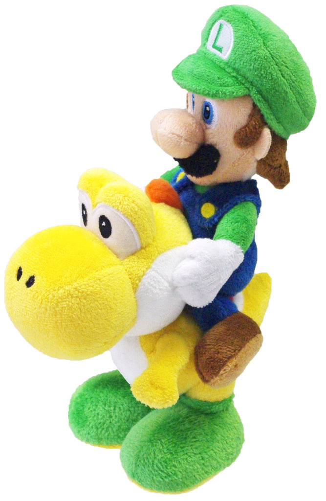 Luigi Riding Yoshi 8" Plush