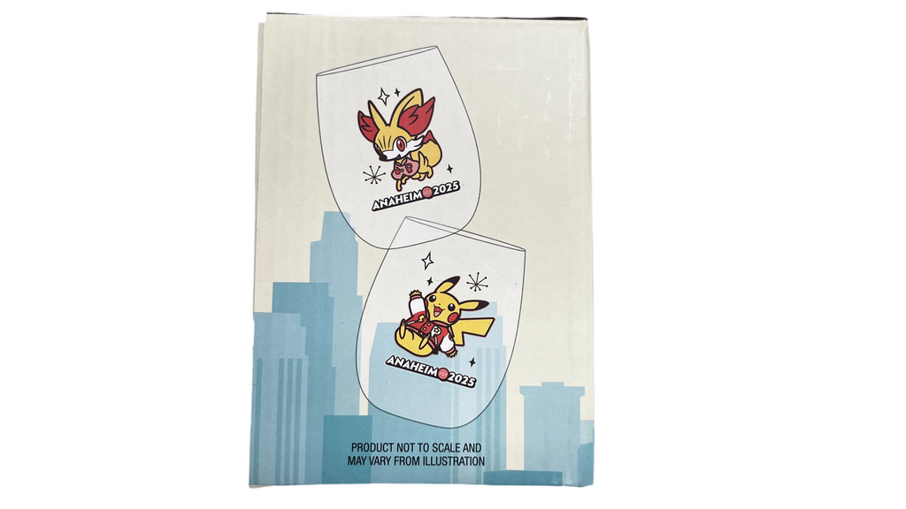 Pokemon Worlds 2025: 2PC Stemless Glass Set