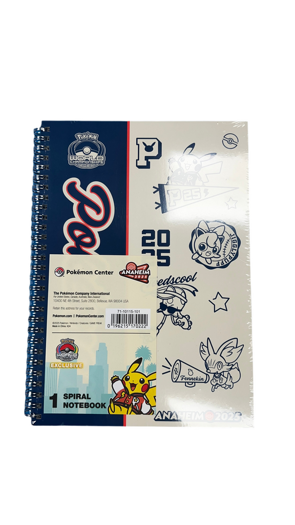 Pokemon Worlds 2025 Spiral Notebook
