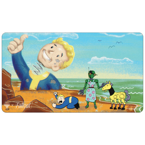 Playmat: MTG- Fallout – Psycho Turtle Collectibles