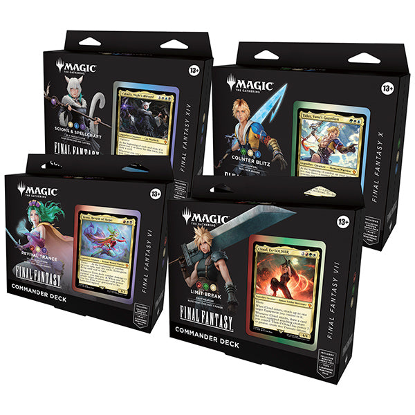 MTG: Universes Beyond- Final Fantasy Commander Deck Display