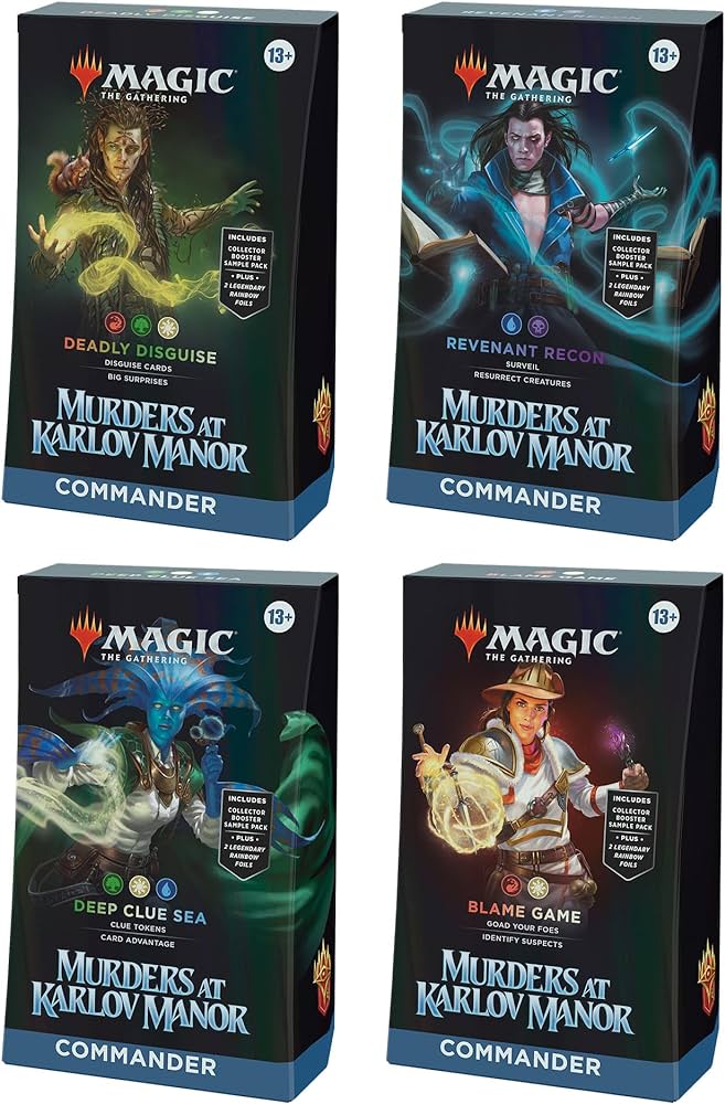 MTG: Murders at Karlov Manor Commander Decks Psycho Turtle Collectibles MTG: Murders at Karlov Manor Commander Decks Psycho Turtle Collectibles