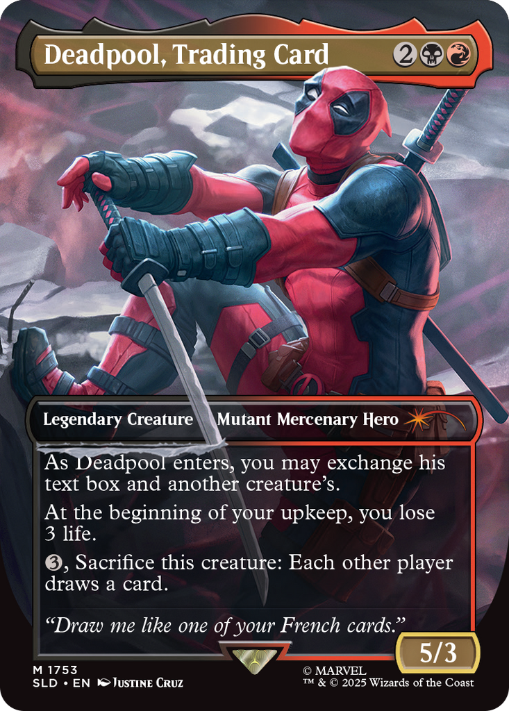 MTG: Deadpool Secret Lair Non-Foil