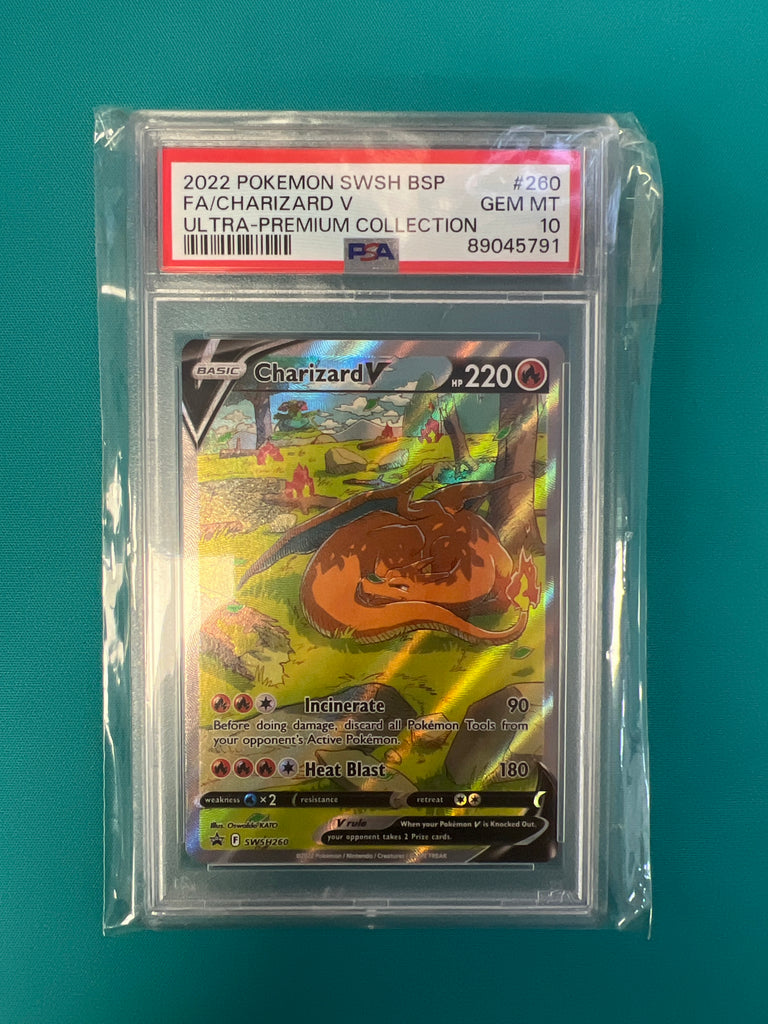 Graded Card: Pokemon - Charizard V SWSH260 PSA 10