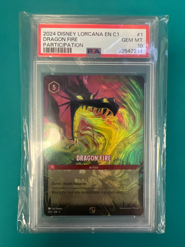 Graded Card: Lorcana - Dragon Fire 1/C1 PSA 10