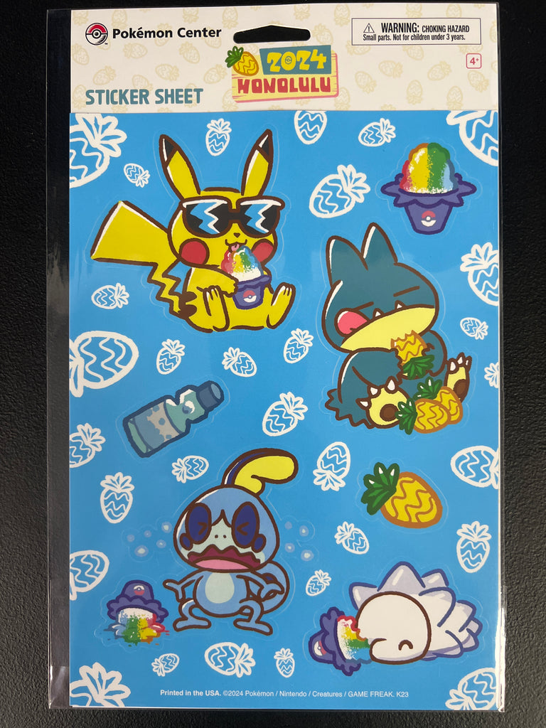 Pokemon Honolulu 2024: Stickers