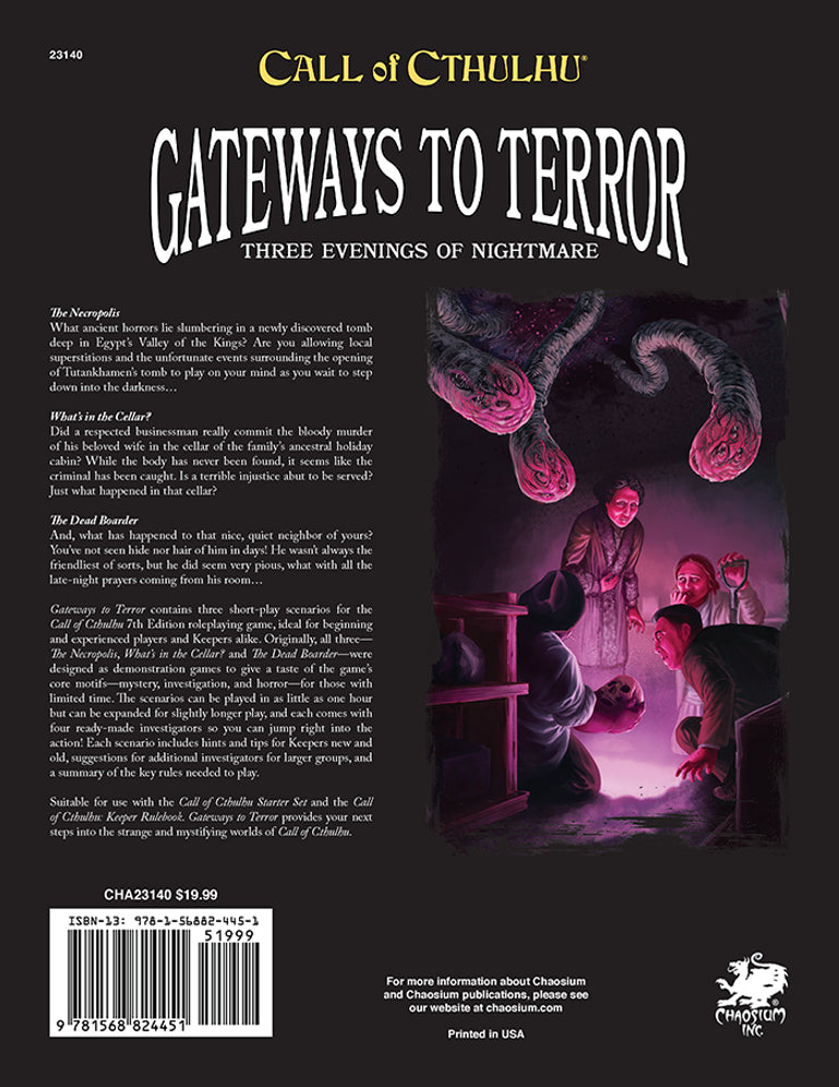 Call of Cthulhu: Gateways to Terror (Call of Cthulhu Roleplaying Game: Paperback Edition)