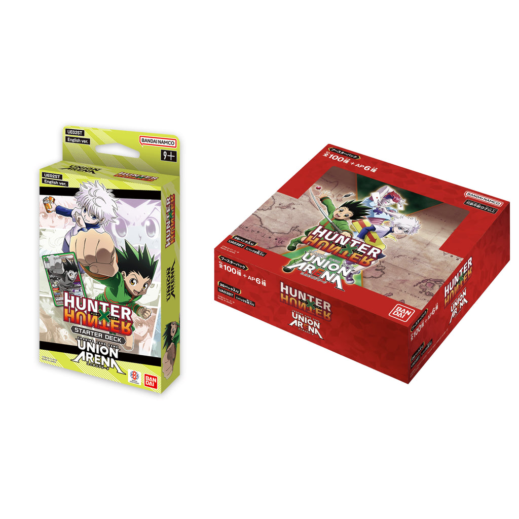 Union Arena: Hunter x Hunter Booster Box & Starter Deck Bundle