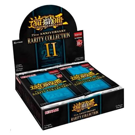 yugioh rarity collection 2 booster box 25th Anniversary Rarity Collection 2 Booster Box Display