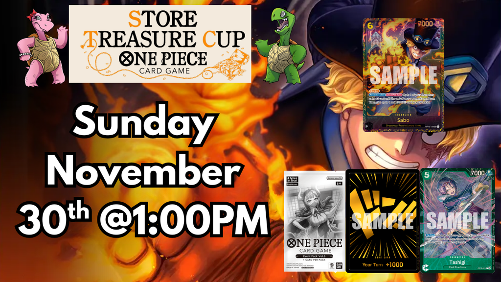 One Piece Card Game: Store Treasure Cup November - Sunday 11/30/25