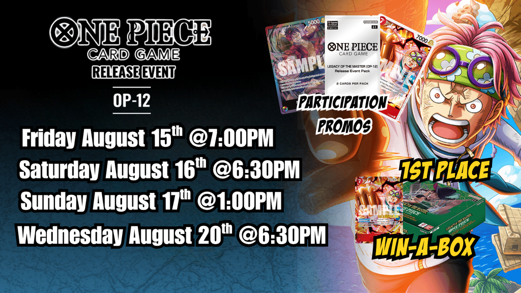 One Piece Card Game OP-12 Release Event