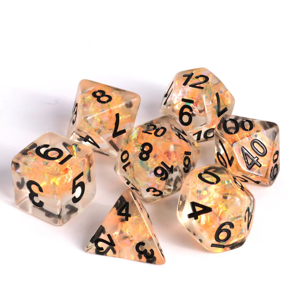 Die Hard Dice - 7pc RPG Set - Fire Dance