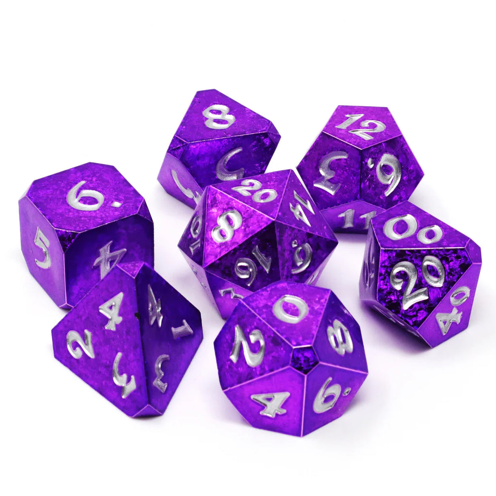 Die Hard Dice - 7pc RPG Set: Voidreaver Silver