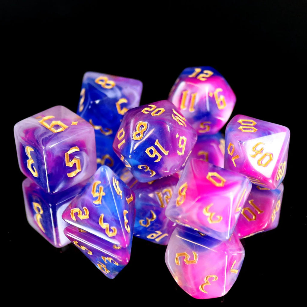 Die Hard Dice - 7pc RPG Set - Rose Gold