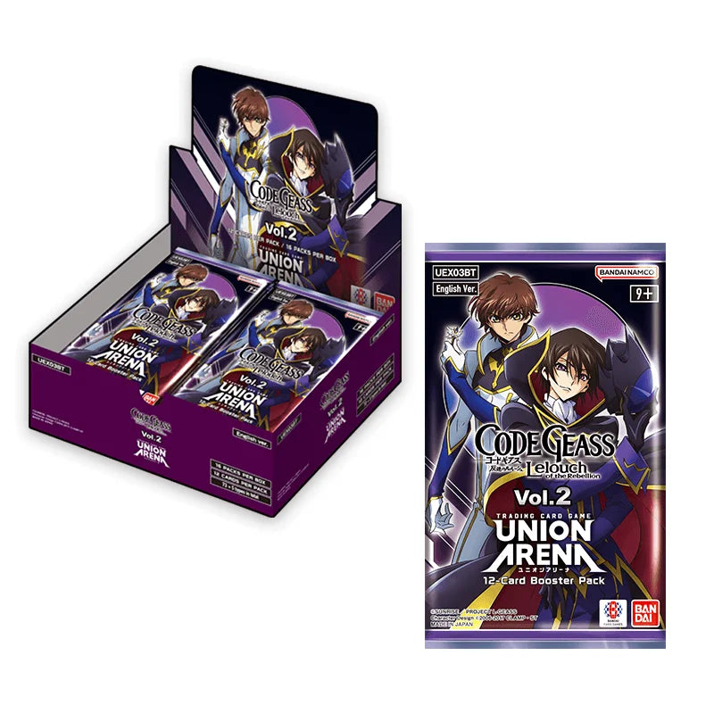 Union Arena: CODE GEASS: Lelouch of the Rebellion Vol.2 Booster Displa – Psycho Turtle Collectibles