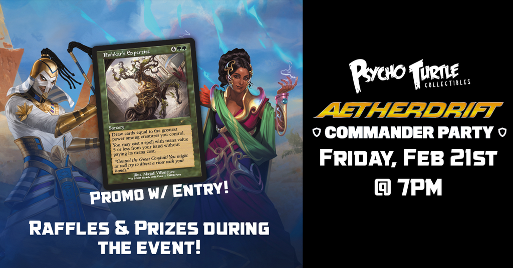 MTG: Aetherdrift Commander Party