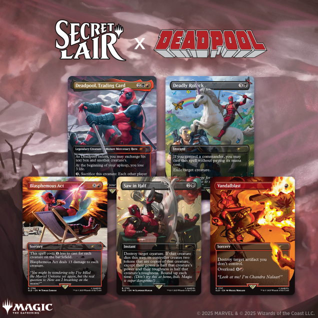 MTG: Deadpool Secret Lair Non-Foil