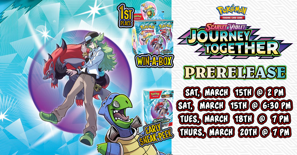 Pokemon TCG: Journey Together Prerelease Event