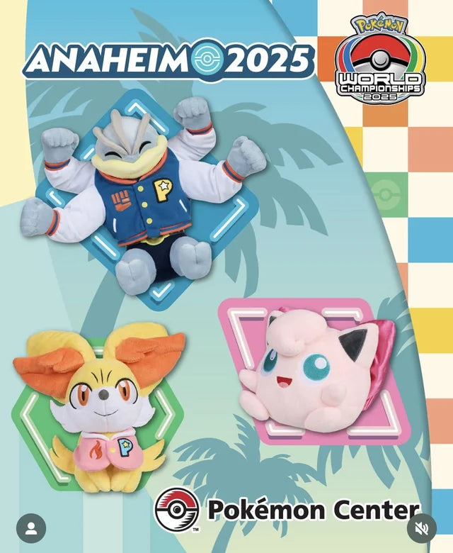 Pokemon Worlds 2025 Plushies