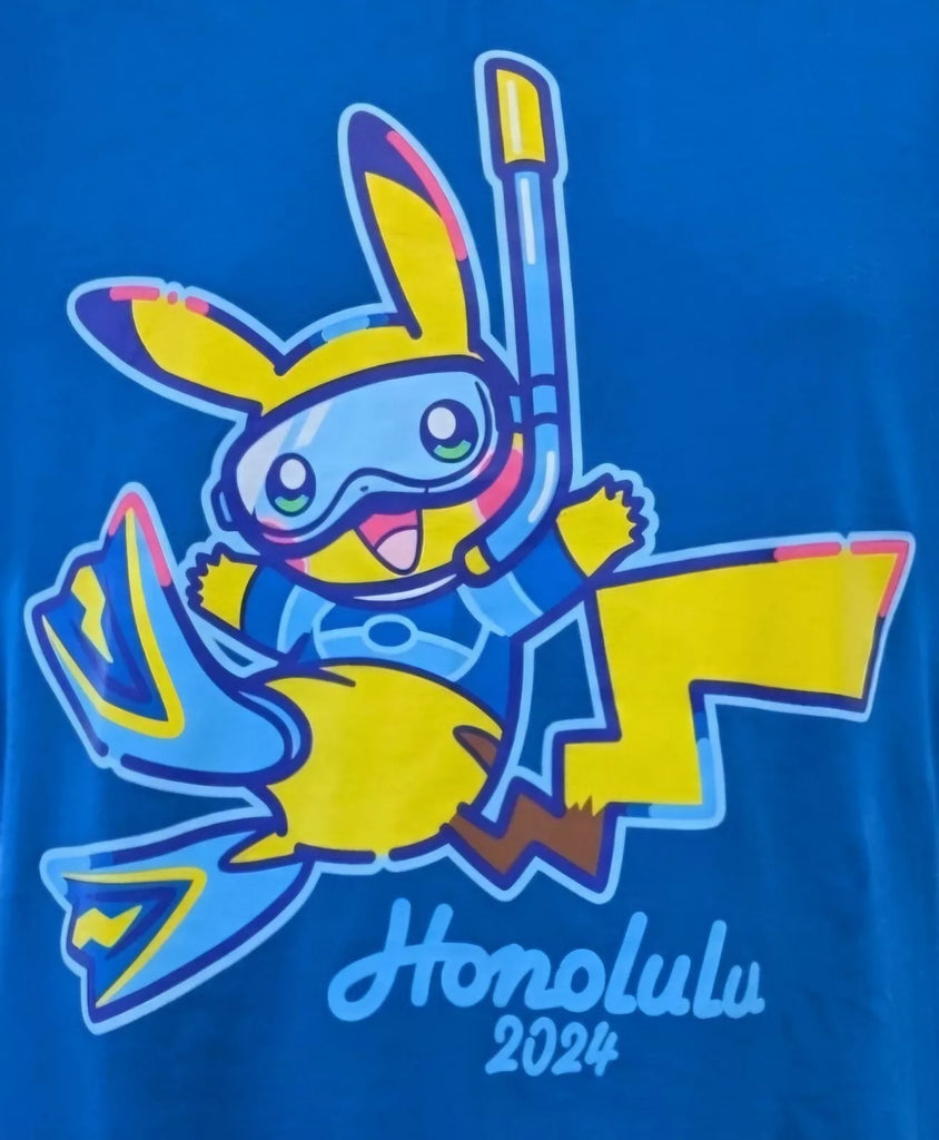 Pokemon Honolulu 2024: Pikachu Shirt (Adult M)