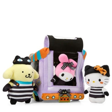 HELLO KITTY AND FRIENDS PLUSH HALLOWEEN FOOD TRUCK SET