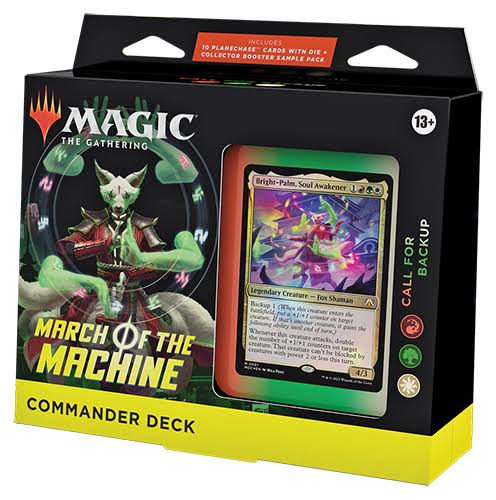 Magic: The Gathering March of the Machine Commander Deck Growing Threat +  Collector Booster Sample Pack