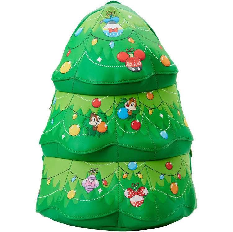 Loungefly Chip and Dale Christmas Tree Backpack